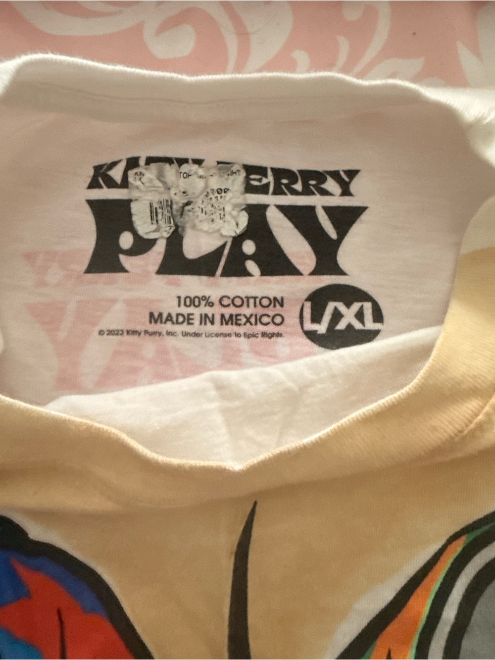 Katy Perry Collections White Tee with Multicolor Soda Can Dress Print - Picture 2 of 3